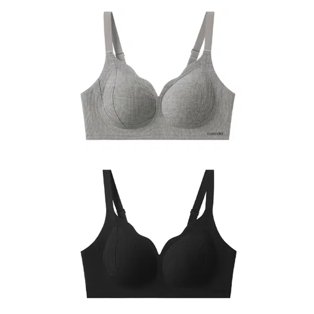 慕梵度 无痕提拉小胸聚拢上托收副乳防下垂无钢圈舒适调整型文胸 女款