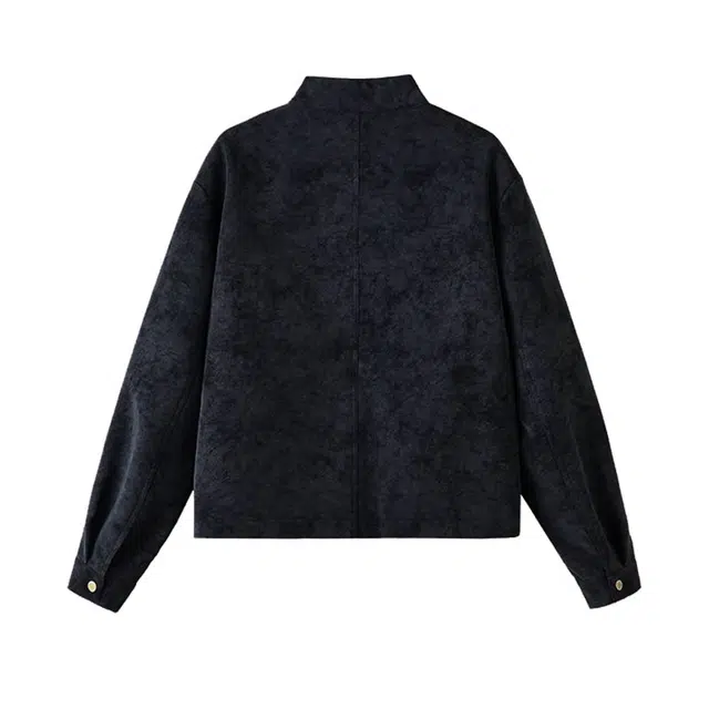 华夏儿女 秋冬季美式复古扎染立领防风保暖夹克 男女同款