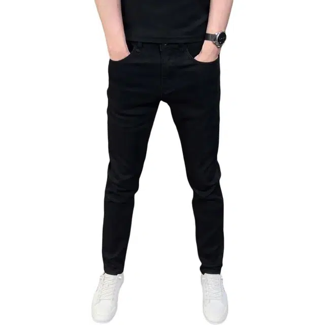 吉肯蒂 潮流轻奢水洗牛仔裤欧货馈赠男士时尚休闲百搭修身小脚长裤 男款