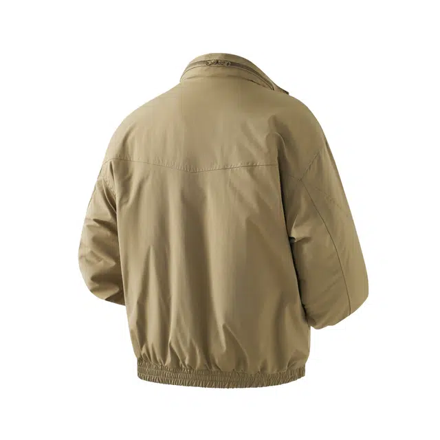 巴塞罗那足球俱乐部 美式高街潮牌复古防风飞行员机能高级感廓形加厚不臃肿立领短款工装长袖棉服 男女同款