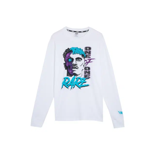 PUMA MELO BLUE HIVE LS TEE