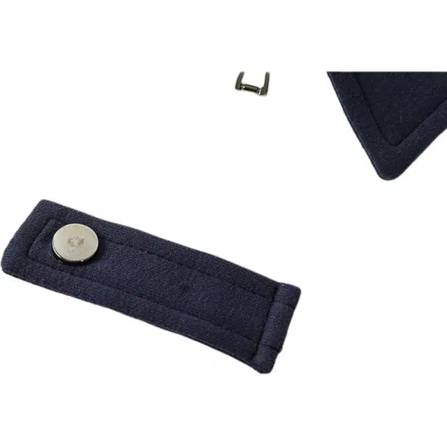 华夏儿女 秋冬美式高街结构拼接织带翻领学院运动风潮牌三条杠宽松痞帅街头流舒适保暖时尚休闲外套夹克 男女同款