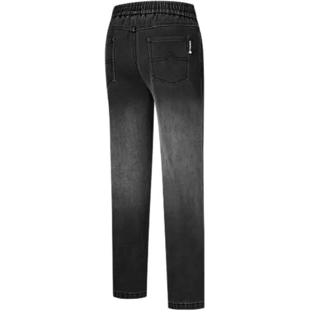 乔丹 篮球系列 休闲简约宽松加绒牛仔裤 男款