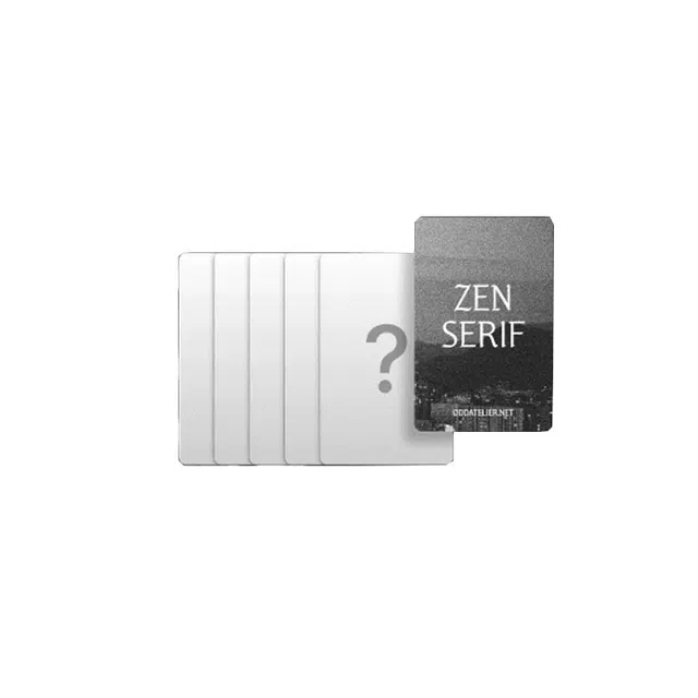 YG Entertainment JENNIE ZEN SERIF