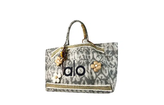 alo yoga Denim Star Tote Bag