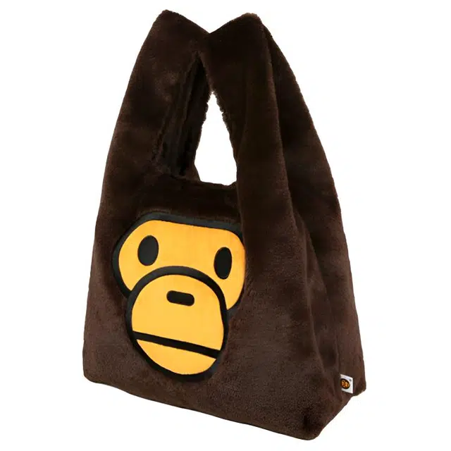 A Bathing Ape Baby Milo Tote Bag Brown
