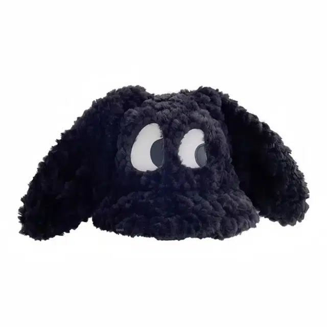 恩僾德 日系可爱搞怪长耳兔大眼睛保暖大头围 聚酯纤维 帽子 男女同款情侣款