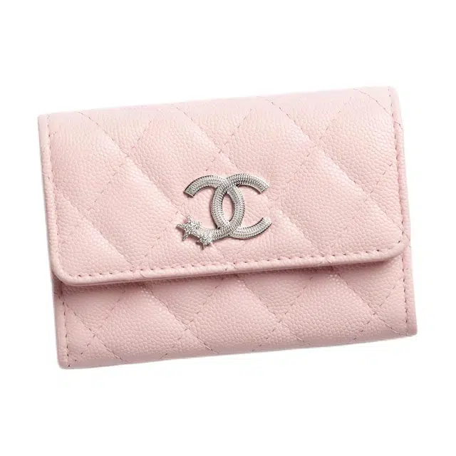 Chanel Card Holder Pink