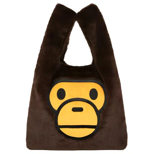 A Bathing Ape Baby Milo Tote Bag Brown