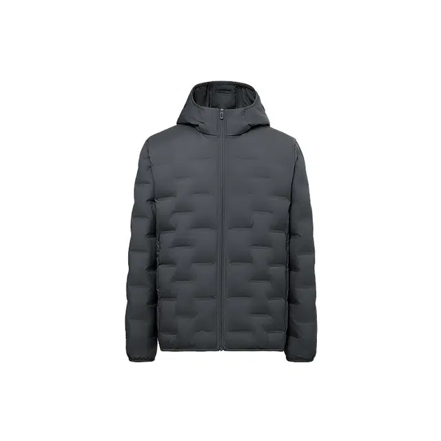 波司登 轻暖鹅绒系列 舒适保暖连帽纯色百搭长袖羽绒服 男款