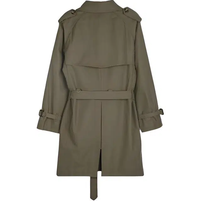 唔刃 工装美式复古经典战壕防风风衣 男款