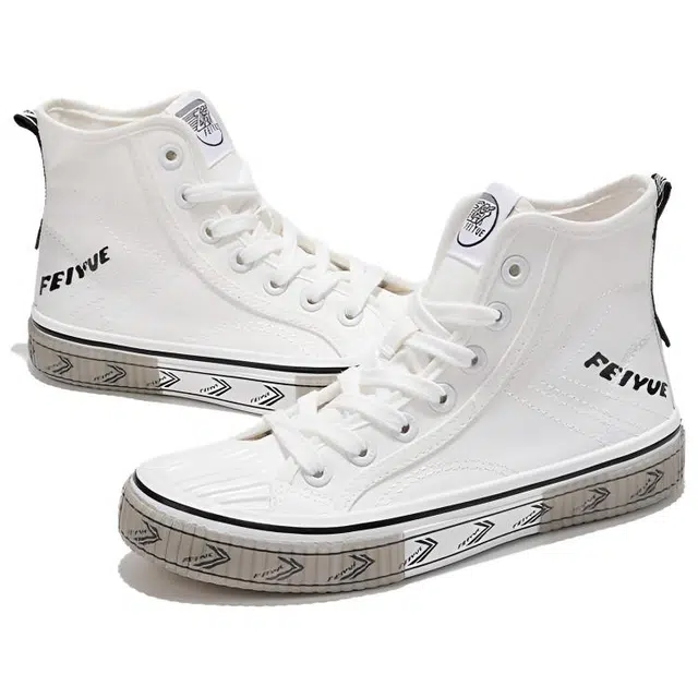 Feiyue High Top Canvas Sneakers White
