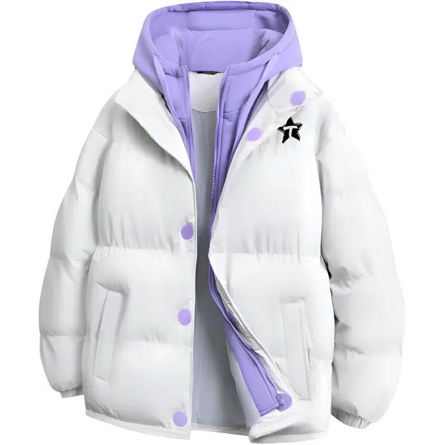 图兰朵 美式开衫外套舒适连帽休闲假两件情侣时尚长袖棉服 男女同款