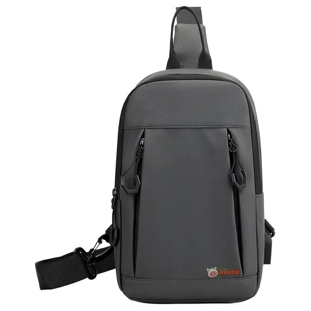 小猪班纳 休闲时尚通勤高级感 皮膜 斜挎包 常规 男款 多色