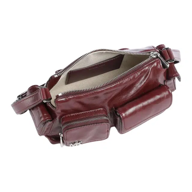 Michael Kors Dakota Small Shoulder Bag Brown Red