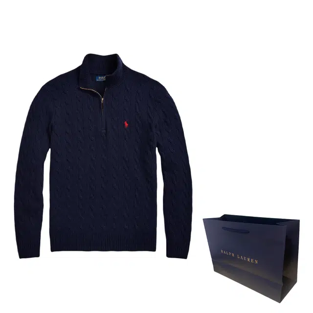 Polo Ralph Lauren Half-Zip Sweater Navy