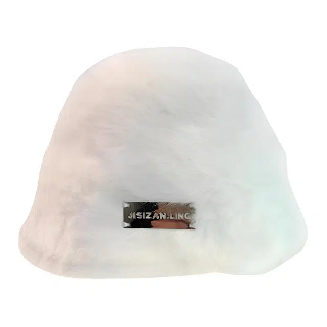 山一丸 帽子韩国铁标水桶帽秋冬显脸小百搭保暖盆帽冬天帽子 兔毛 渔夫帽 女款