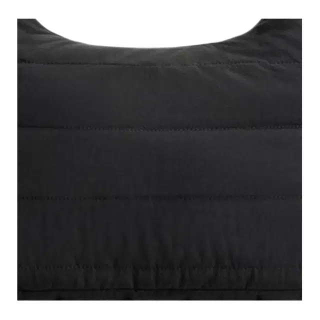ZARA Nylon Quilted Shoulder Bag Black