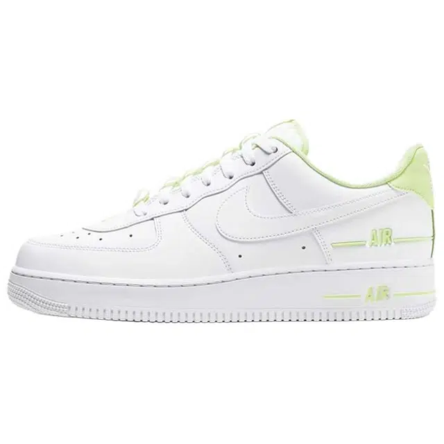 Nike Air Force 1 Double Air White Fluorescent Yellow