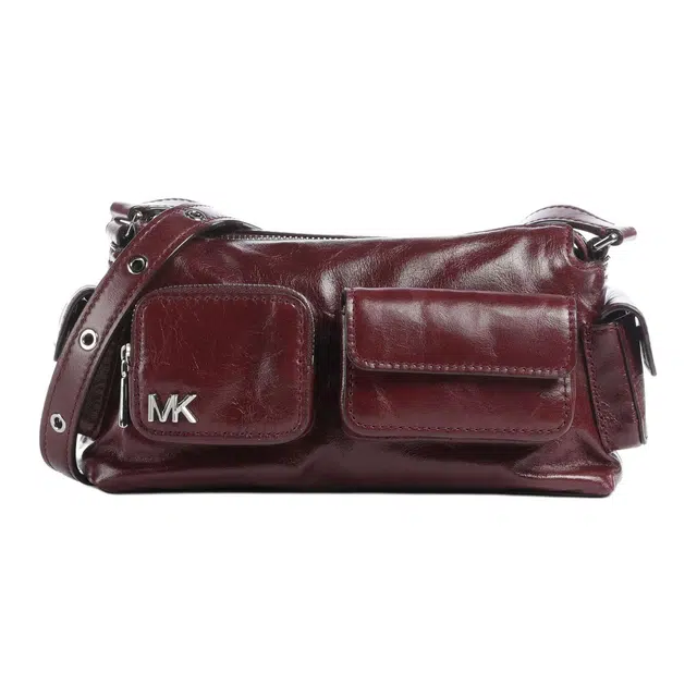 Michael Kors Dakota Small Shoulder Bag Brown Red