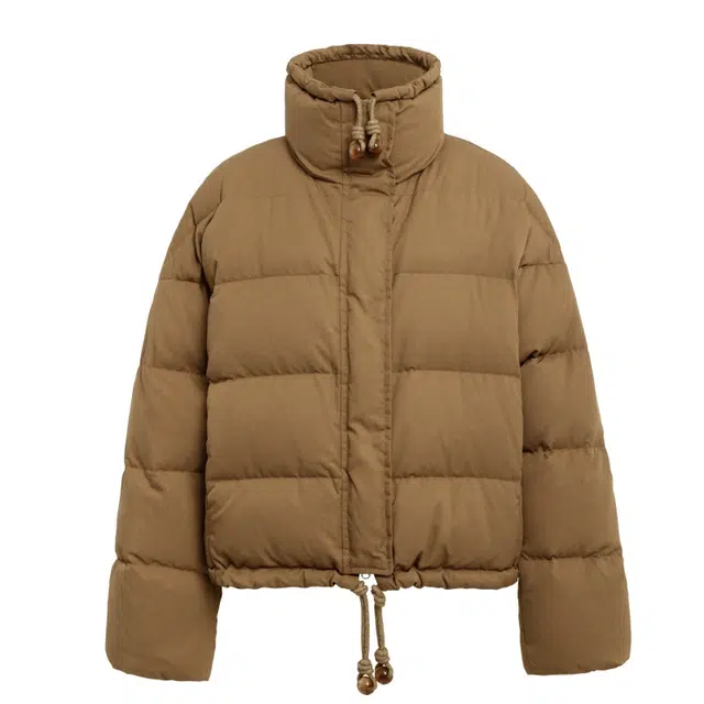 鸭鸭 时尚简约立领短款羽绒服 女款