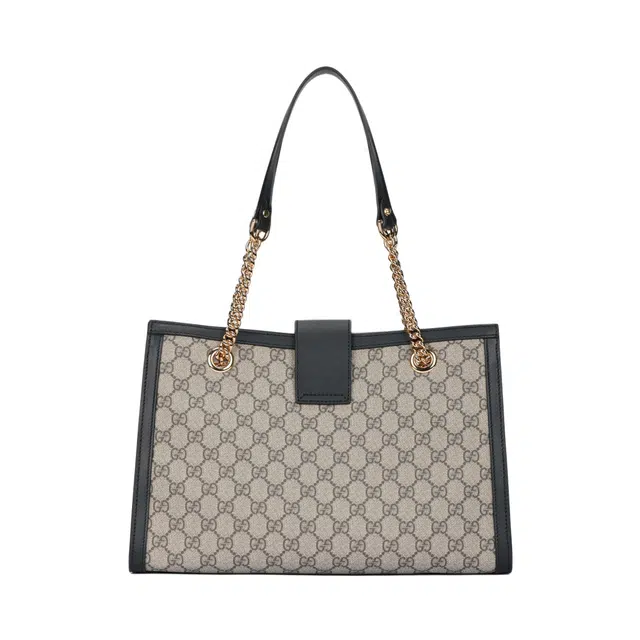 GUCCI Padlock Logo Tote
