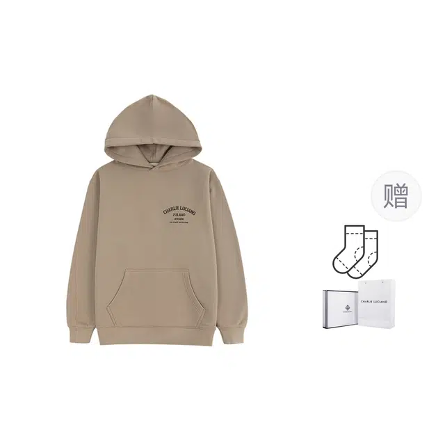 Charlie Luciano Hoodie Khaki