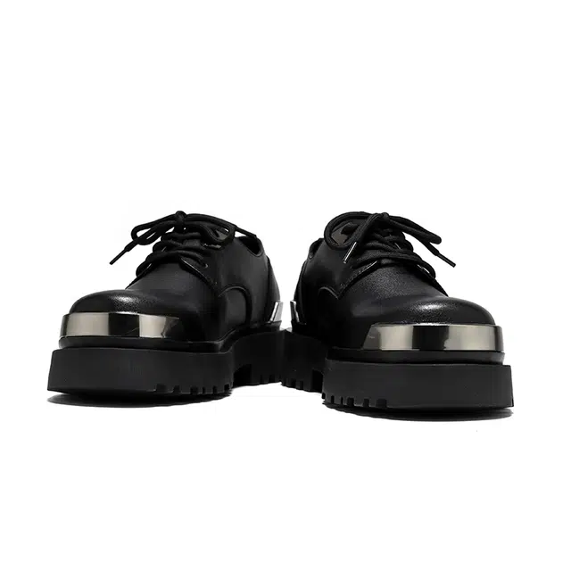 时尚德比鞋 厚底内增高复古百搭舒适英伦风休闲鞋 男士休闲 男女同款 经典黑色