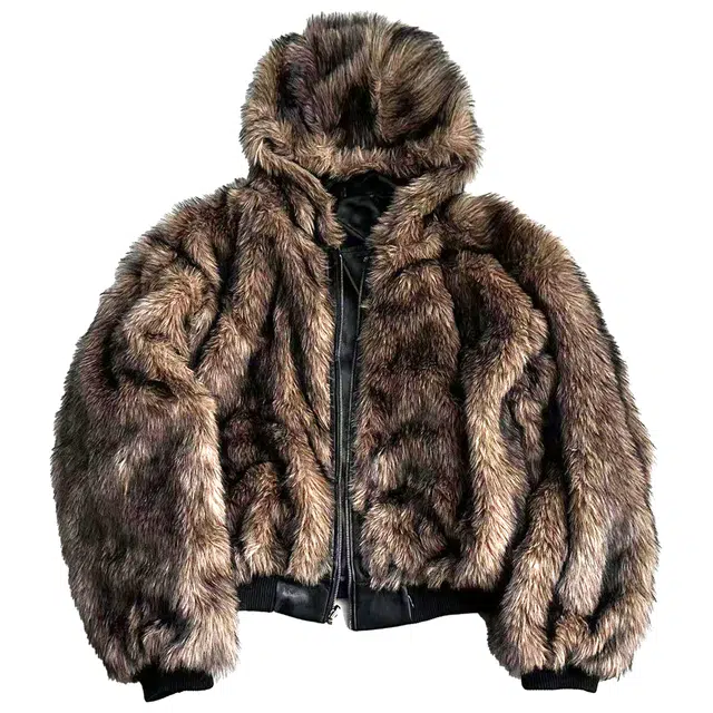 AULDEY Vintage Reversible PU Leather Jacket