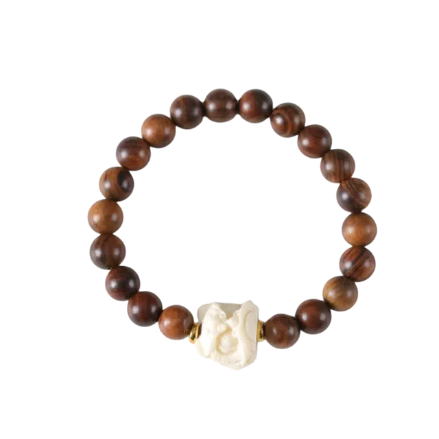 【花鲤蕴雅】 缇克玺 国风新中式 招财纳福 八方来财 花梨木 手串 男女同款情侣款