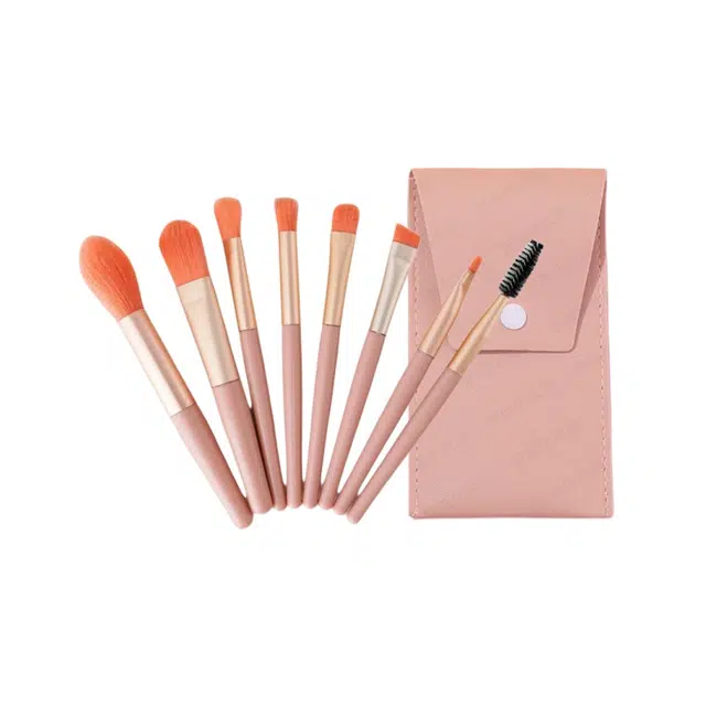 顽顽  迷你化妆刷套装初学者便携款遮瑕刷粉底刷散粉刷美妆工具