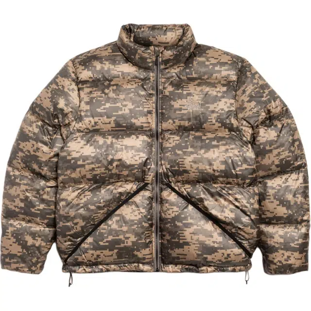 Stussy FW25 holiday MICRO RIPSTOP DOWN JACKET logo