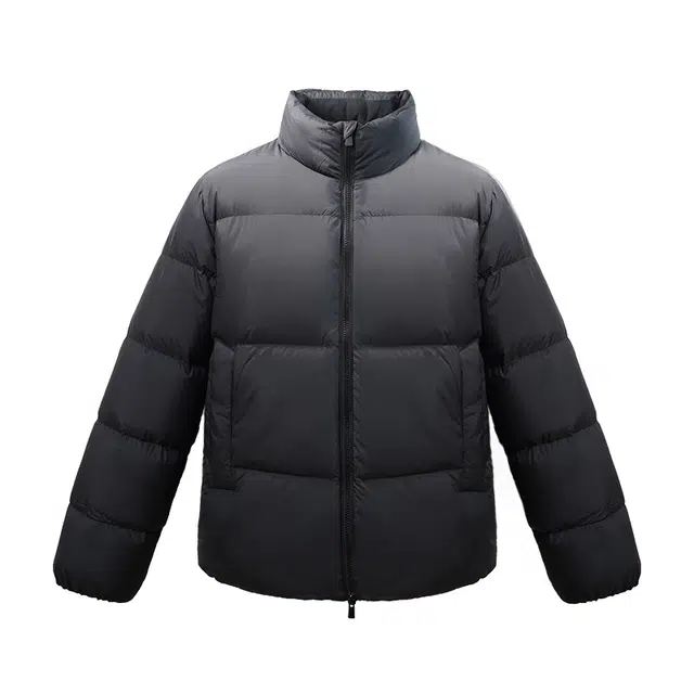 森马 三防保暖轻暖云朵泡芙纯色基础款时尚百搭高蓬发热面包服抗静电简约绒感立领轻松户外通勤出游冬季升级款舒适潮流羽绒服 男女同款