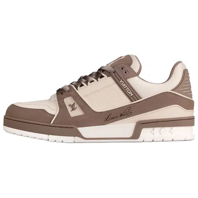 LOUIS VUITTON Trainer Low Grey Brown