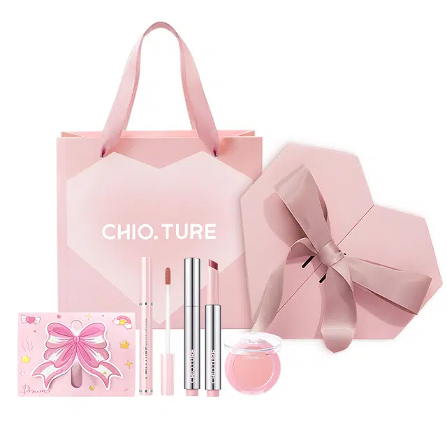 稚优泉 心意予你彩妆套装 易上色自然玻璃唇不脱妆素颜