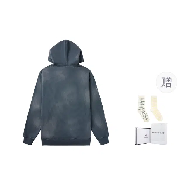 Charlie Luciano Hoodie Deep Grey