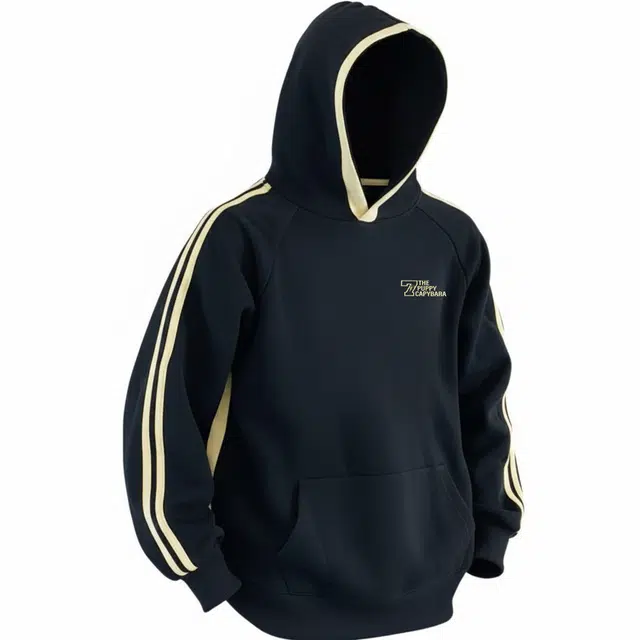 卡皮巴拉小黄豚 美式潮牌复古学院风简约慵懒宽松百搭运动连帽卫衣 男女同款