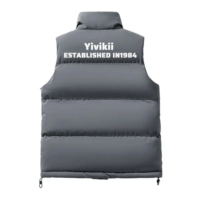 YIVIKII Vintage Streetwear Down Vest