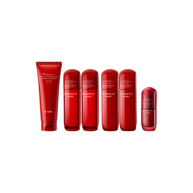 韩束 红蛮腰水乳精华套装 抗糖舒缓维稳提亮紧致保湿滋润