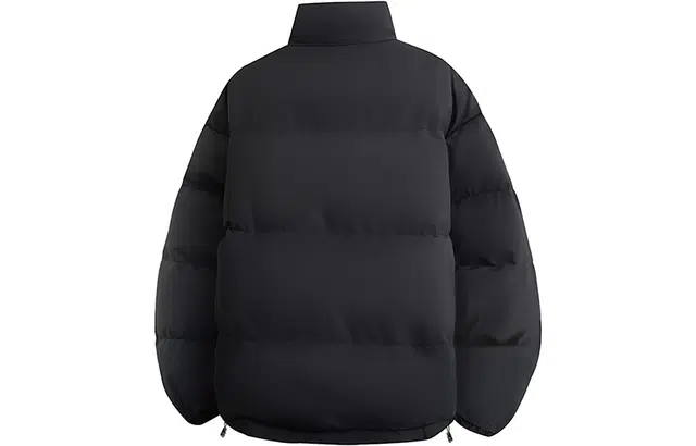 图兰朵 美式复古字母立领纯色时尚潮流百搭休闲面包服加厚舒适保暖防风防寒棉服 男女同款