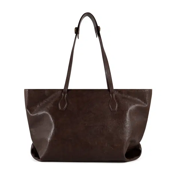 维尼奥 小众托特包高级感通勤时尚简约 合成革 单肩包 常规 女款 咖色