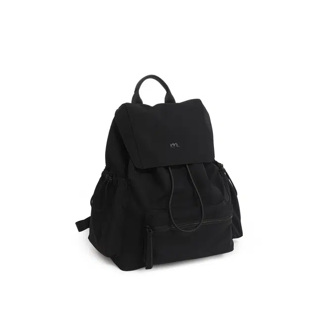 妙迪 时尚潮流百搭 织物 双肩包 常规 男女同款情侣款 椰青灰