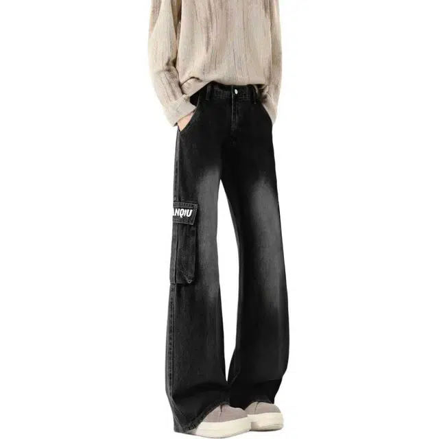 HUANQIU Vintage Cargo Jeans