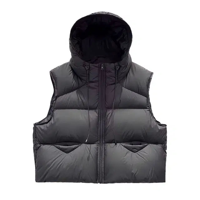 敲模女孩 甜酷风小个子外穿背心坎肩外套马甲 女款