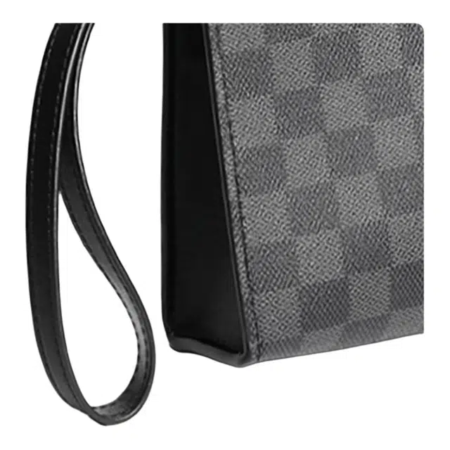 木林森 韩版简约时尚大气格子纹 涤纶（聚酯纤维） 手拿包 男款 花纹