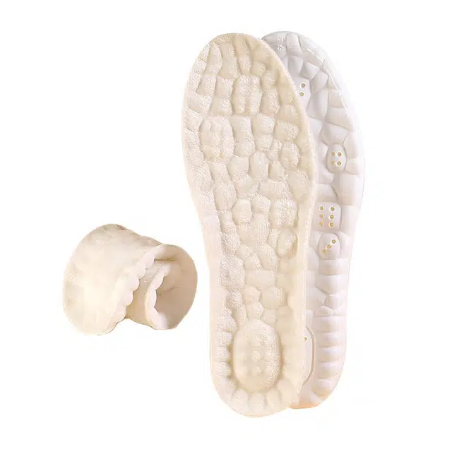 迈高乐 踩屎感防寒加绒垫加厚毛绒保暖棉软底运动减震 水晶超柔 鞋垫 男女同款情侣款