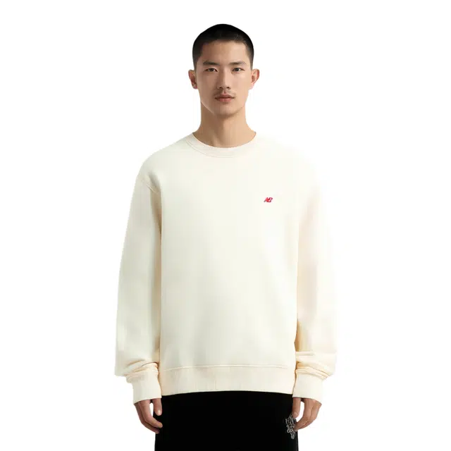 New Balance Crewneck Knit Pullover Khaki