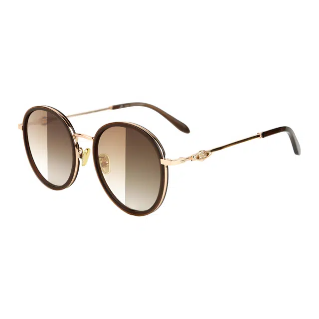 匠达人 时尚高级感土星元素轻奢个性圆框墨镜显脸小防晒防紫外线潮流出街遮阳大框墨镜 板材加金属 圆形 太阳眼镜 男女同款情侣款