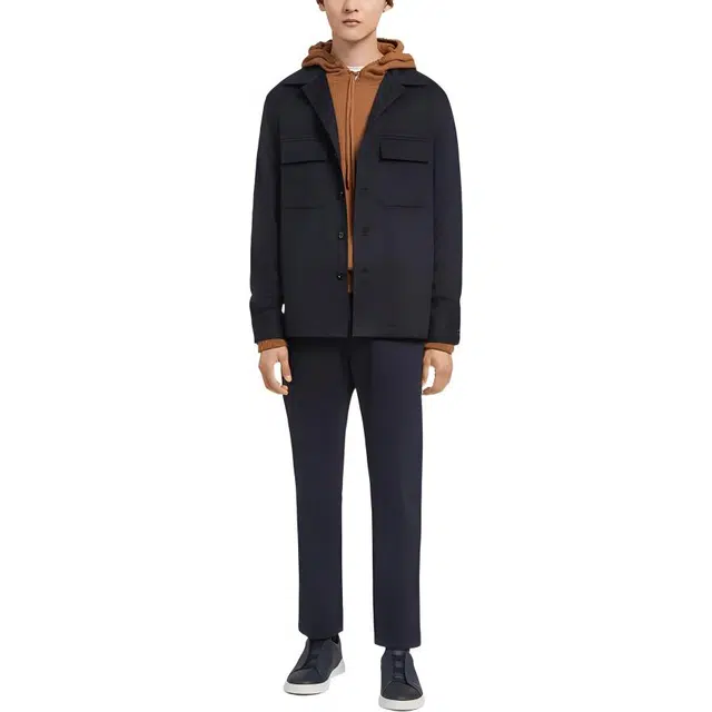 Zegna FW22 Navy Jacket