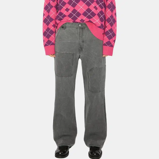 Acne Studios FW23 Patch Canvas Trousers
